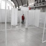 05.11.2020. Kielce. Budowa szpitala tymczasowego w Targach Kielce / Jarosław Kubalski / Radio Kielce