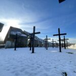 22.01.2021. Michniów. Mauzoleum Martyrologii Wsi Polskiej / Wiktor Taszłow / Radio Kielce