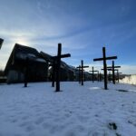 22.01.2021. Michniów. Mauzoleum Martyrologii Wsi Polskiej / Wiktor Taszłow / Radio Kielce