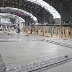 05.11.2020. Kielce. Budowa szpitala tymczasowego w Targach Kielce / Jarosław Kubalski / Radio Kielce