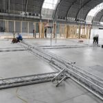 05.11.2020. Kielce. Budowa szpitala tymczasowego w Targach Kielce / Jarosław Kubalski / Radio Kielce