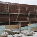 27.01.2021. Kazimierza Wielka. Budowa basenu siarkowego / Marta Gajda / Radio Kielce