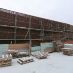 27.01.2021. Kazimierza Wielka. Budowa basenu siarkowego / Marta Gajda / Radio Kielce