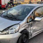 12.01.2021. Kielce. Wypadek na skrzyżowaniu Alei Solidarności i Alei Tysiąclecia Państwa Polskiego / Kamil Król / Radio Kielce