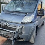 28.01.2021. Kielce. Wypadek na skrzyżowaniu ulic Marszałkowskiej i Turystycznej / Kamil Król / Radio Kielce