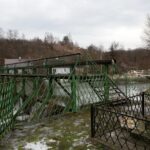 23.01.2021. Doły Biskupie. Jaz na rzece Świślinie / Robert Felczak / Radio Kielce