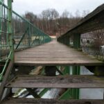 23.01.2021. Doły Biskupie. Jaz na rzece Świślinie / Robert Felczak / Radio Kielce