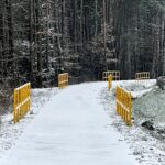 09.01.2021 Święta Katarzyna-Bodzentyn. Ścieżka rowerowa / Jarosław Kubalski / Radio Kielce