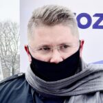 15.01.2021 Kielce. Konferencja prasowa Porozumienia Jarosław Gowina. Na zdjęciu: Przemysław Cielecki, sekretarz świętokrzyskich struktur partii / Jarosław Kubalski / Radio Kielce