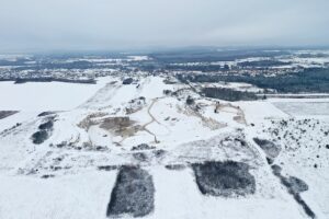 15.01.2021. Wola Morawicka. Kopalnia wapienia / Jarosław Kubalski / Radio Kielce