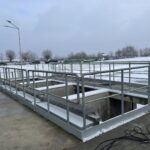 14.01.2021 Koćmierzów. Oddanie przepompowni / Grażyna Szlęzak-Wójcik / Radio Kielce