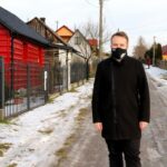 25.01.2021. Starachowice. Ulica Wiejska. Na zdjęciu: Marek Materek - prezydent Starachowic / Anna Głąb / Radio Kielce