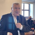 25.01.2021. Sandomierz. Sesja Rady Miasta Sandomierza. Na zdjęciu: Andrzej Lebida - radny / Grażyna Szlęzak-Wójcik / Radio Kielce