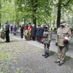 03.05.2020 Kielce. Uroczystości w 229. rocznicę uchwalenia Konstytucji 3 Maja. Złożenie wieńców pod pomnikiem Staszica / Jarosław Kubalski / Radio Kielce