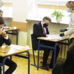 09.06.2020 Kielce. Zespół Szkół nr 3. Matura z matematyki / Jarosław Kubalski / Radio Kielce