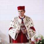 18.06.2020 Kielce. UJK. Uroczysta sesja Senatu UJK. Rektor Jacek Semaniak / Jarosław Kubalski / Radio Kielce