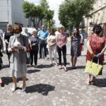 18.06.2020 Kielce. UJK. Odsłonięcie rzeźby patrona uczelni Jana Kochanowskiego / Jarosław Kubalski / Radio Kielce