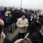 14.12.2020. Nowy Korczyn. Otwarcie nowego mostu na Wiśle / Jarosław Kubalski / Radio Kielce