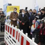 14.12.2020. Nowy Korczyn. Otwarcie nowego mostu na Wiśle / Jarosław Kubalski / Radio Kielce