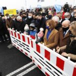 14.12.2020. Nowy Korczyn. Otwarcie nowego mostu na Wiśle / Jarosław Kubalski / Radio Kielce