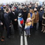 14.12.2020. Nowy Korczyn. Otwarcie nowego mostu na Wiśle / Jarosław Kubalski / Radio Kielce