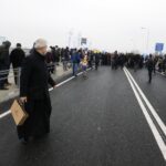 14.12.2020. Nowy Korczyn. Otwarcie nowego mostu na Wiśle / Jarosław Kubalski / Radio Kielce