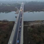 14.12.2020. Nowy Korczyn. Otwarcie nowego mostu na Wiśle / Jarosław Kubalski / Radio Kielce