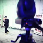 08.01.2021 Radio Kielce. Studio Gram. Raper chrvsciel (Jaś Chruścicki) / Jarosław Kubalski / Radio Kielce