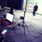 08.01.2021 Radio Kielce. Studio Gram. Raper chrvsciel (Jaś Chruścicki) / Jarosław Kubalski / Radio Kielce