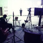 08.01.2021 Radio Kielce. Studio Gram. Raper chrvsciel (Jaś Chruścicki) / Jarosław Kubalski / Radio Kielce