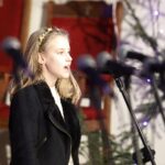 10.01.2021 Kielce. Kościół garnizonowy. Koncert laureatów IX Międzynarodowego Konkursu Kolęd, Pastorałek i Piosenek Świątecznych. Laura Rumpel / Jarosław Kubalski / Radio Kielce