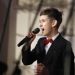 10.01.2021 Kielce. Kościół garnizonowy. Koncert laureatów IX Międzynarodowego Konkursu Kolęd, Pastorałek i Piosenek Świątecznych. Mikołaj Gajowy / Jarosław Kubalski / Radio Kielce