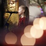 10.01.2021 Kielce. Kościół garnizonowy. Koncert laureatów IX Międzynarodowego Konkursu Kolęd, Pastorałek i Piosenek Świątecznych. Laura Rydzek / Jarosław Kubalski / Radio Kielce