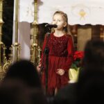 10.01.2021 Kielce. Kościół garnizonowy. Koncert laureatów IX Międzynarodowego Konkursu Kolęd, Pastorałek i Piosenek Świątecznych. Laura Rydzek / Jarosław Kubalski / Radio Kielce