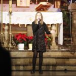 10.01.2021 Kielce. Kościół garnizonowy. Koncert laureatów IX Międzynarodowego Konkursu Kolęd, Pastorałek i Piosenek Świątecznych Lena Małodzińska / Jarosław Kubalski / Radio Kielce