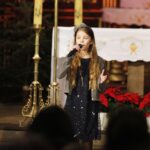 10.01.2021 Kielce. Kościół garnizonowy. Koncert laureatów IX Międzynarodowego Konkursu Kolęd, Pastorałek i Piosenek Świątecznych. Liliana Czarnecka / Jarosław Kubalski / Radio Kielce