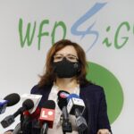 18.01.2021 Kielce. WFOŚiGW. Podsumowanie roku i plany na 2021 rok. Poseł Agata Wojtyszek / Jarosław Kubalski / Radio Kielce