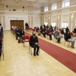 26.01.2021 Kielce. UJK. Wręczenie odznaczeń państwowych dla kadry uczelni / Jarosław Kubalski / Radio Kielce