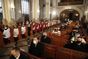 27.01.2021 Radom. Ingres biskupa Marka Solarczyka do katedry radomskiej / Jarosław Kubalski / Radio Kielce