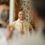 27.01.2021 Radom. Ingres biskupa Marka Solarczyka do katedry radomskiej. Na zdjęciu: biskup Marek Solarczyk / Jarosław Kubalski / Radio Kielce