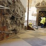 28.01.2021 Święty Krzyż. Klasztor. Remont / Jarosław Kubalski / Radio Kielce