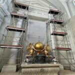 28.01.2021 Święty Krzyż. Klasztor. Remont / Jarosław Kubalski / Radio Kielce