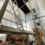 28.01.2021 Święty Krzyż. Klasztor. Remont / Jarosław Kubalski / Radio Kielce