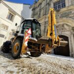 28.01.2021 Święty Krzyż. Klasztor. Remont / Jarosław Kubalski / Radio Kielce