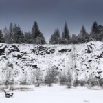 30.01.2021 Zachełmie. Rezerwat skalny. Dawny kamieniołom / Jarosław Kubalski / Radio Kielce