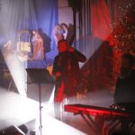 21.01.2021 Kielce. Katedra. "Jazzowe Kolędogranie". Na zdjęciu (od lewej): Max Kowalski - kontrabas i Łukasz Mazur - klawisze / Jarosław Kubalski / Radio Kielce