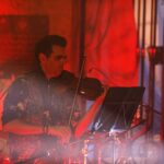 21.01.2021 Kielce. Katedra. "Jazzowe Kolędogranie". Michael Jones - skrzypce / Jarosław Kubalski / Radio Kielce