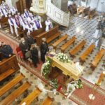 10.10.2020 Kielce. Katedra. Pogrzeb ks. prof. Stanisława Czerwika - wieloletniego rektora kieleckiego seminarium / Jarosław Kubalski / Radio Kielce