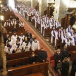 10.10.2020 Kielce. Katedra. Pogrzeb ks. prof. Stanisława Czerwika - wieloletniego rektora kieleckiego seminarium / Jarosław Kubalski / Radio Kielce