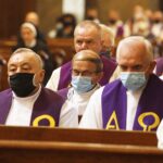 10.10.2020 Kielce. Katedra. Pogrzeb ks. prof. Stanisława Czerwika - wieloletniego rektora kieleckiego seminarium / Jarosław Kubalski / Radio Kielce